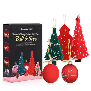 Palline e Decorazioni Natalizie Personalizzabili, Ornamenti Fantasia per Albero di Natale, Accessori Personalizzabili per Decorazioni Festive - Product Image 3