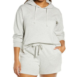 Nuevo diseño de las mujeres gimnasio entrenamiento Crop Hoodie algodón polar Tie Dye Front Logo Hooded Crop Hoodies-Venta al por mayor - Product Image 1