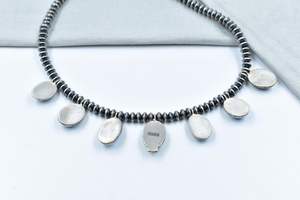 Collier en argent sterling Golden Hill Turquoise fait à la main avec chaîne réglable - Product Image 5