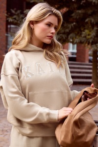 Conjunto Deportivo de Dos Piezas para Mujer, Estilo Holgado, Bordado, para Invierno - Product Image 2