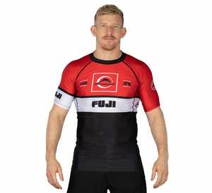 เสื้อรัดรูปแขนสั้นสำหรับออกกำลังกาย MMA BJJ rashguard สั่งพิมพ์โลโก้ได้ - Product Image 2