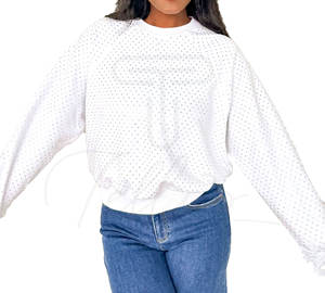 Sudaderas con Pedrería para Mujer, Impresión de Calidad, Personalizadas, Manga Larga, Transpirables, de Alta Calidad - Product Image 3