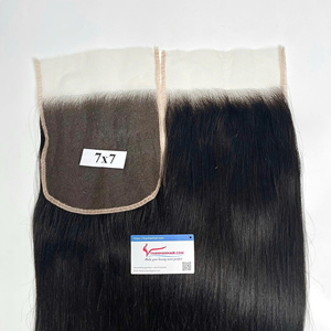 Cierre HD Paquetes de cabello vietnamita crudo Cierre HD Línea de cabello natural Nudo pequeño Extensiones de cabello humano Envío directo - Product Image 4