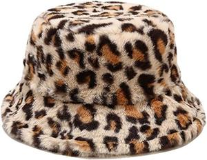 SIDDIQUI HOSINEX Nouveau 2024 Chapeau bob pour femme en fausse fourrure unie, doublé, décontracté, en peluche, sans couture, teint, chaud pour l'hiver, avec nœud, vente en gros - Product Image 2