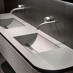 Meuble de salle de bain sur mesure JY Project, Vietnam, RTA, à poser au sol, en MDF et contreplaqué, meuble de salle de bain de luxe avec lavabo - Product Image 4