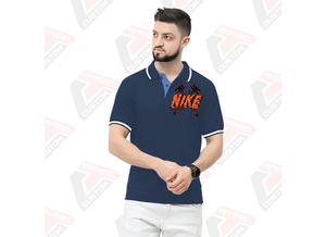 Signature Men's Striped for Polo T-Shirt Breathable Stylish with Eco-Friendly Denim Batik Corduroy <b>Fabrics</b> Appliques for Summer - Product Image 4