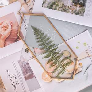 Calidad Superior, el mejor diseño moderno, recién llegado, soporte de imagen creativo, marco de fotos, diseño rectangular, decoración de pared con acabado de cobre - Product Image 3