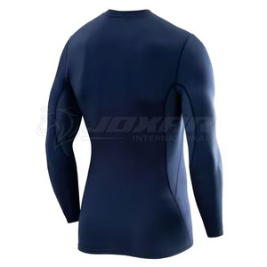 Chemise de couche de base pour hommes OEM vente en gros de tissu extensible de style athlétique de haute qualité - Product Image 3