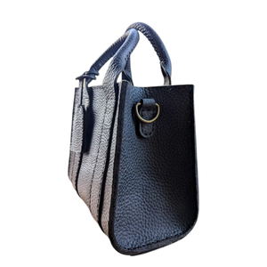 Mini sac fourre-tout en cuir véritable pour femme, grande capacité, vente chaude, nouveau design 2026, doublure en toile premium, fermeture éclair - Product Image 3
