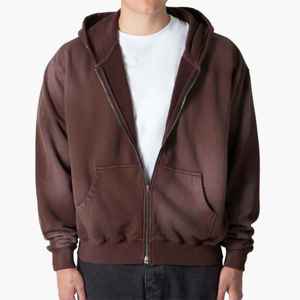 Stylish Comfortable Men's 100% Cotton <b>Zip</b>-<b>up</b> Hoodie High Quality Embroidered Digital Printed for Casual Winter Wear Plain Dyed - Product Image 6