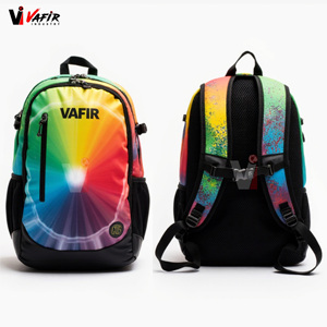 Sac à dos étudiant unisexe grande capacité, prix bas, multifonctionnel, imperméable, sac à dos de loisirs en nylon, tendance et à la mode - Product Image 6