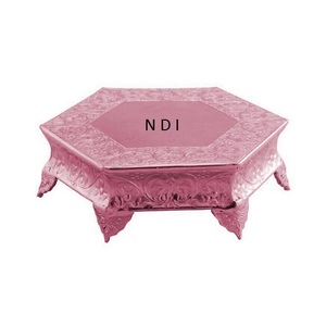 Soporte para servir pasteles de frutas de diseño de lujo multifuncional Soporte para servidor de pasteles decorativo con acabado brillante - Product Image 1