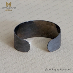 925 <b>Sterling</b> <b>Silver</b> Pave Set <b>Initial</b> LOVE Handmade Cuff Bangle <b>Bracelet</b> Wedding Jewelry Metarock Jewels Supplier - Product Image 5