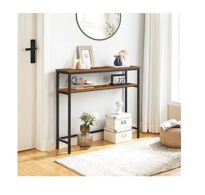 Tables de console en métal fabriquées à la main avec une finition antique élégante parfaite pour le stockage élégant et l'utilisation décorative - Product Image 1