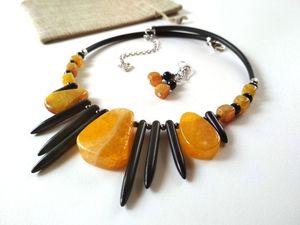 APPARENCE Nouvelle Arrivée Buffalo Ox Corne Collier Poli Animal Style Os Bijoux Conception Naturelle Perles Femmes Filles De Mariage - Product Image 4