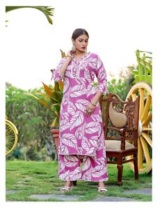 Meilleur Kurti en coton Khadi imprimé, tenue ethnique tendance pour femmes, pour les fêtes, les mariages et les célébrations - Product Image 6