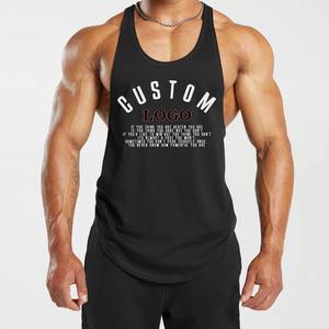 Mejor estilo Diseño único Entrenamiento Hombres Camiseta sin mangas Venta caliente Ligero Ecológico Gimnasio Camiseta sin mangas para hombres - Product Image 3