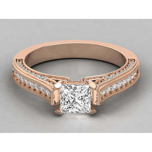 Bague pour femme en diamant solitaire de 10 carats cultivé en laboratoire - Product Image 1