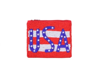 Elegante monedero étnico rojo azul para niñas y mujeres Material de silicona duradero para uso diario Ocasiones especiales Fiestas - Product Image 3