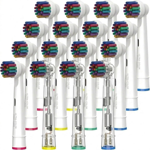 360-Occlusal Surface Clean <b>Round</b> Toothbrush Head Refills Generic for Oral Bs Electric <b>Brush</b> Heads Wholesale Factory - Product Image 1