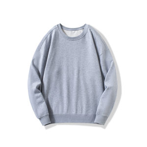 Sweat-shirt de service OEM logo personnalisé broderie coton blanc unisexe surdimensionné col rond ras-du-cou hommes sweats à capuche expédition DDP - Product Image 3