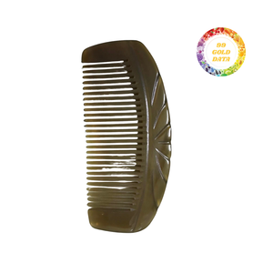 Peigne à cheveux en corne de buffle de qualité supérieure-Poli individuellement avec une finition lisse et une touche artisanale pour un toilettage élégant - Product Image 6