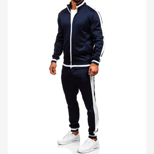 Chándal deportivo moderno para hombre, versátil, con cremallera y pantalones, conjunto de ropa deportiva cómoda, ideal para ropa de gimnasio - Product Image 4