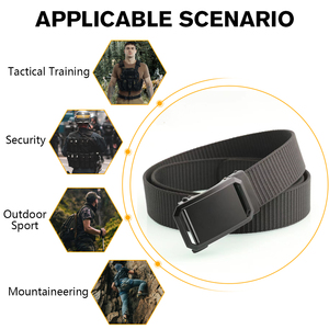 Muestra gratis hebilla de Metal ajustable resistente entrenamiento cinturón táctico accesorios de caza al aire libre cinturón táctico de nailon - Product Image 4