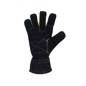 New Arrival Leather <b>Fire</b> Fighter Gloves Best Manufacturing Safety Gloves for Work Wholesale Price Hand Protection Gloves - Product Image 3