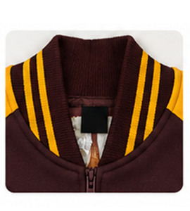 Iota Personalizado |   Chaqueta universitaria de algodón bordada Phi, transpirable, de secado rápido, para todas las estaciones, con cuello alto griego. - Product Image 3