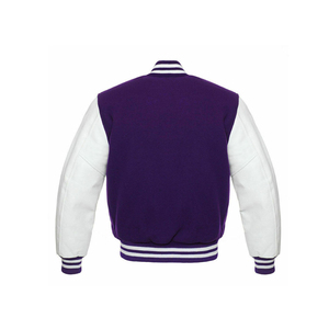 Veste universitaire élégante en cuir de laine pour hommes, col montant durable de haute qualité pour l'hiver, tenue décontractée, utilisation athlétique, approvisionnement OEM - Product Image 6