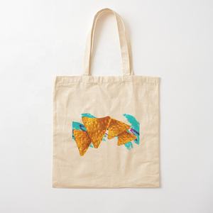 Sacs fourre-tout réutilisables de plage en toile de coton avec impression personnalisée de haute qualité pour l'épicerie - Product Image 1