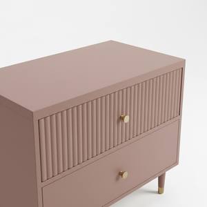 Armoire de chambre à coucher moderne du Vietnam, 2 tiroirs, meubles de salon, frêne rose, bois de caoutchouc, placage MDF, hôtel gonflable - Product Image 6