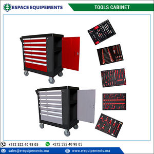 Factory Direct <b>Sale</b> 7 <b>Drawers</b> Workshop Professional Heavy Duty Household Tool Kit Set Aluminum Tool Storage Cabinets Supplier - Product Image 2