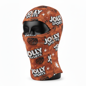 Balaclava pour femmes en polaire polyester doux de qualité supérieure 190 GSM, design multi-panneaux, imprimé marron avec logo personnalisé par sublimation - Product Image 4