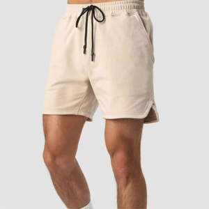 Logo personnalisé Short d'été de qualité supérieure pour hommes Short de sport unisexe à séchage rapide avec deux poches latérales Short de fitness - Product Image 4