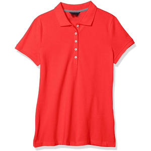 La última camisa de polo de longitud corta para mujer, tejido de algodón cómodo, diseño sublimado personalizado, el mejor precio de fabricación - Product Image 4