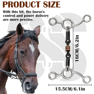 2026 Nuevas y Duraderas Mordazas para Caballos de Acero Inoxidable Myler de Alta Calidad, Ligeras, Antideslizantes, Totalmente Personalizadas, con Servicio OEM - Product Image 6
