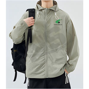 Veste coupe-vent imperméable de haute qualité pour hommes vestes pour hommes personnalisées avec capuche Sport de plein air tenue décontracté 2025 nouveau Style - Product Image 1