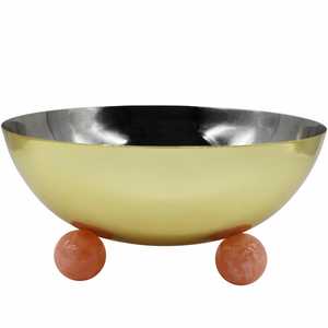 Newest Silver Metal <b>Bowl</b> Decorative <b>Salad</b> <b>Bowl</b> Metal <b>Salad</b> <b>Bowl</b> <b>Server</b> Set Eco-Friendly American Style Polished Dinnerware - Product Image 4