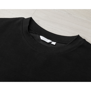 Camiseta de algodón de gran tamaño de 280Gsm, diseño gráfico personalizado, ropa de calle con hombros caídos, patrón 3D para Polo, estilo sólido - Product Image 5
