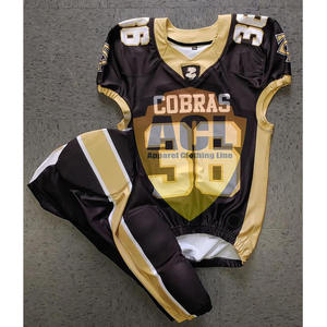 Maillots d'entraînement de football américain vierge personnalisés OEM uniformes de football américain de conception de sublimation en gros pour les jeunes - Product Image 3