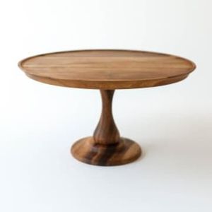 Support en bois pour gâteau de mariage classique, parfait pour la présentation de produits de boulangerie sur des thèmes de célébration traditionnelle ou pour des cadeaux élégants - Product Image 5