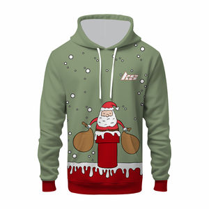 Sweat à capuche pour homme en coton 100% uni, manches régulières, col à capuche, vente chaude d'hiver, décontracté, broderie de basket-ball, poche surdimensionnée - Product Image 5