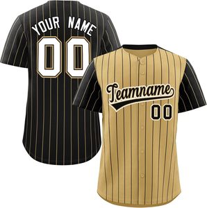 Camiseta de béisbol personalizada con botones, camiseta de softbol, aparejos sublimados, sarga, nombre, número, bordado, equipo, malla, secado rápido, jóvenes - Product Image 1