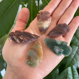 Cristales de punta de flecha de ágata de lujo indio hechos a mano de la mejor calidad, punta de flecha de ágata, precio barato para la venta - Product Image 4