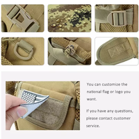 BEARKY Vert Polyester Fanny Pack Hommes Résistant À L'eau Taille Sac pour Femmes À La Mode Tactique Ceinture Sac