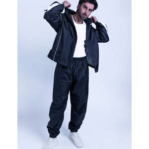 Chándal de nailon informal de invierno con capucha de moda para ropa deportiva unisex de ajuste personalizado con diseño sólido impreso y servicios ODM - Product Image 6