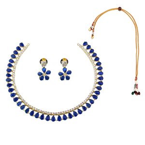 Conjunto de Joyería Nupcial de Circonita y Perlas con Formas de Xoxo y Corazón en Cobre y Latón para Regalos de Boda y Compromiso - Product Image 2