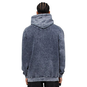 Sudadera con capucha de gran tamaño de lana pesada personalizada para hombre, sudadera de algodón 100%, letra lavada con ácido, invierno, respetuosa con el medio ambiente, OEM - Product Image 3